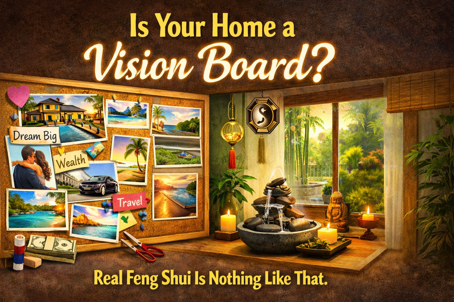 Is Your Home a Vision Board? Real Feng Shui Is Nothing Like That.